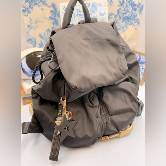 🆕 SEE BY CHLOE 🧿 NWOT Joy Rider Nylon Backpack, Minimal Grey - Picture 2 of 16